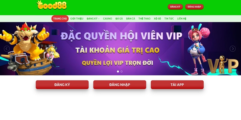 Đăng nhập Good88 và lưu ý quan trọng 